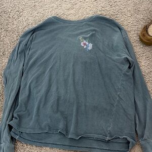 Elegant Floral Long Sleeve Top